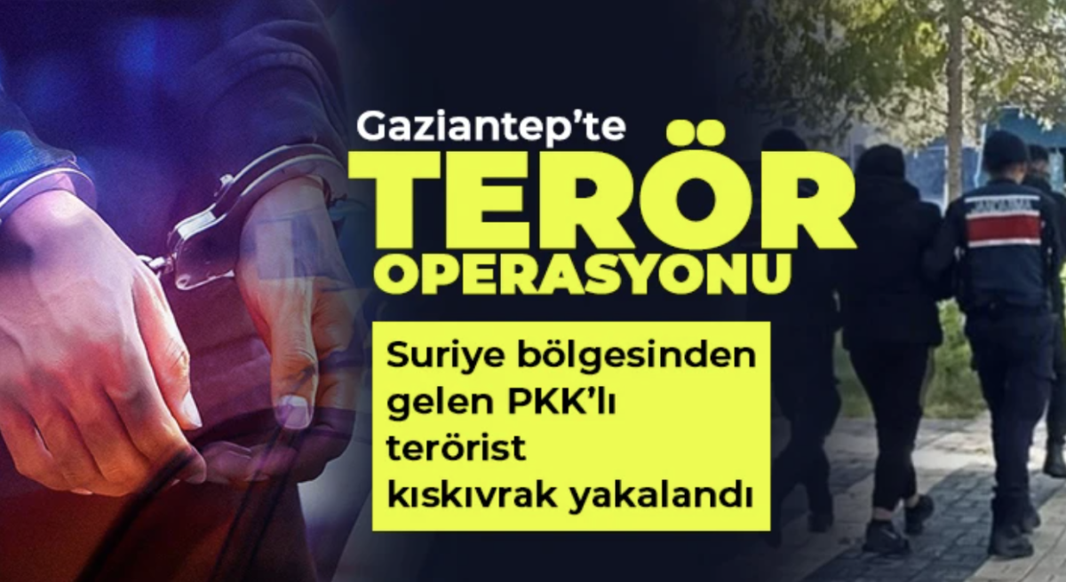 Suriye bölgesinden gelen PKK’lı terörist kıskıvrak yakalandı