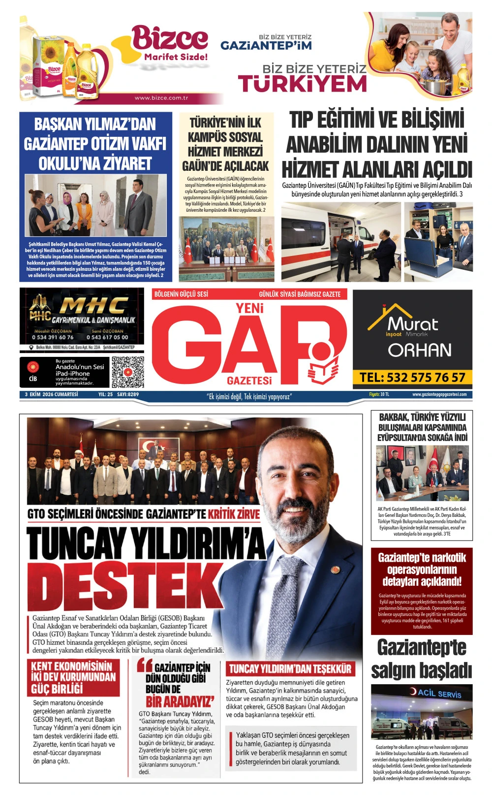 03 EKİM 2026
