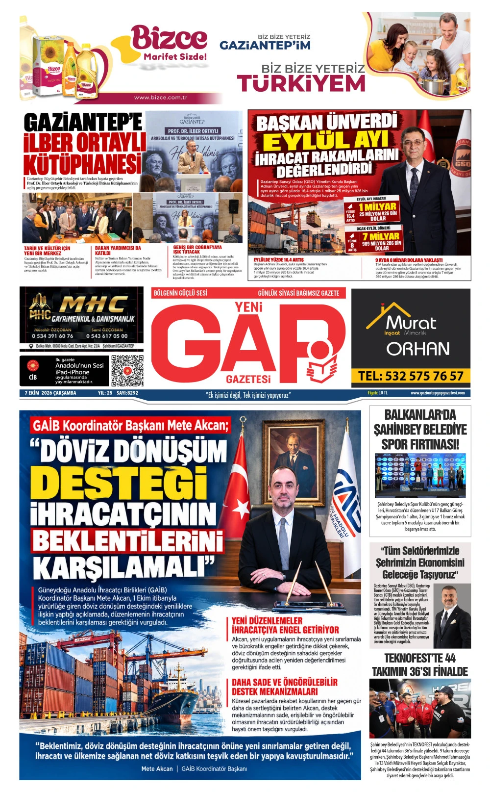 07 EKİM 2026