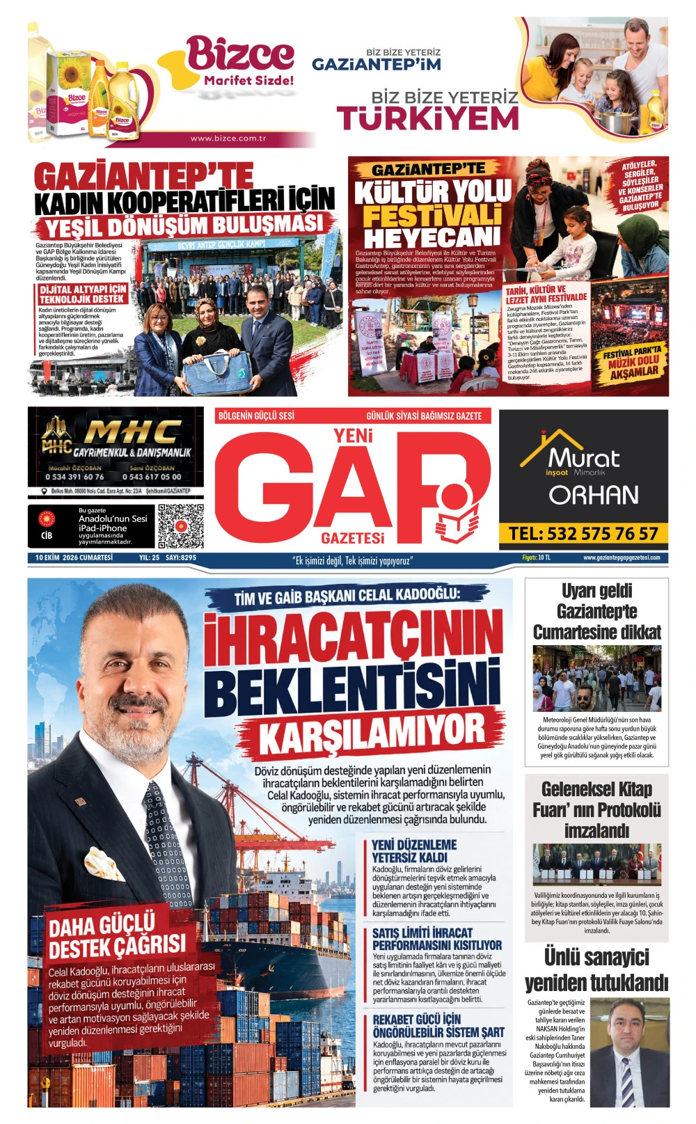 10 EKİM 2026