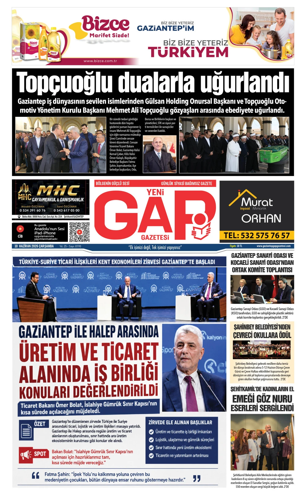 10 HAZİRAN 2026