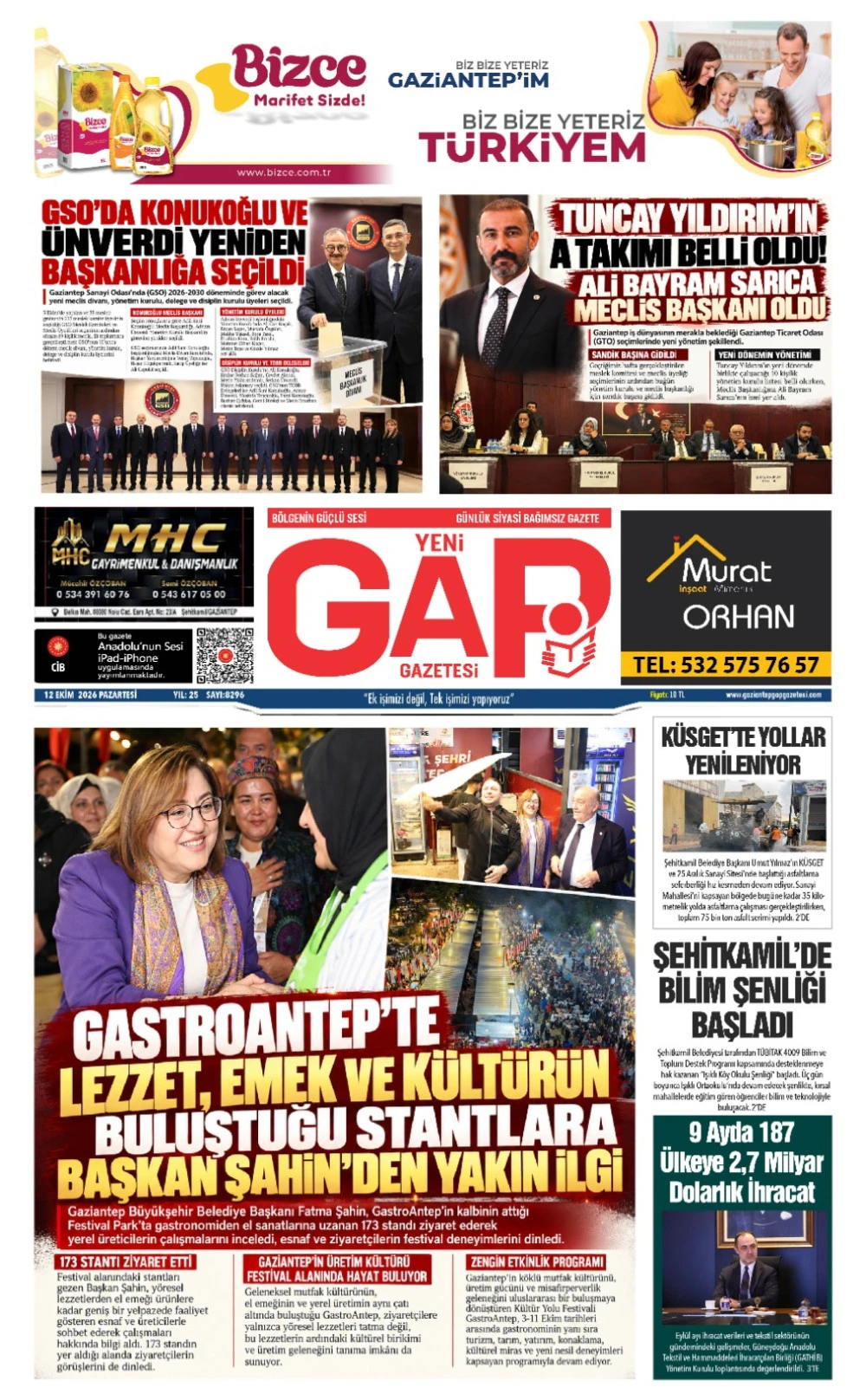 12 EKİM 2026