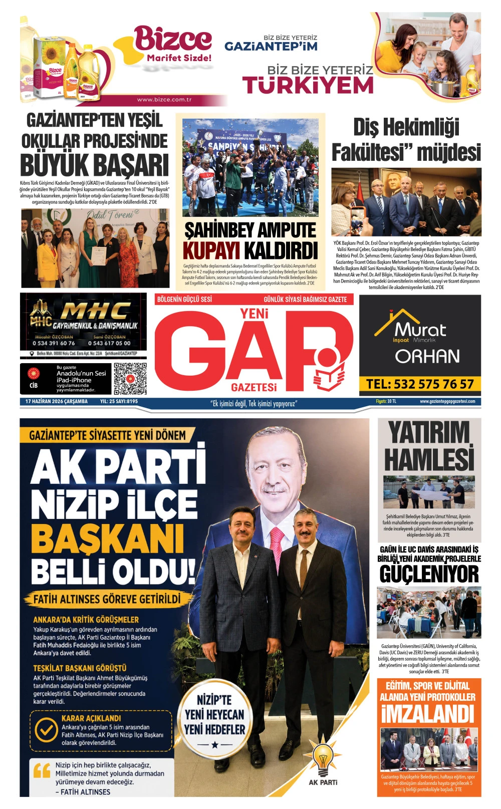 17 HAZİRAN 2026