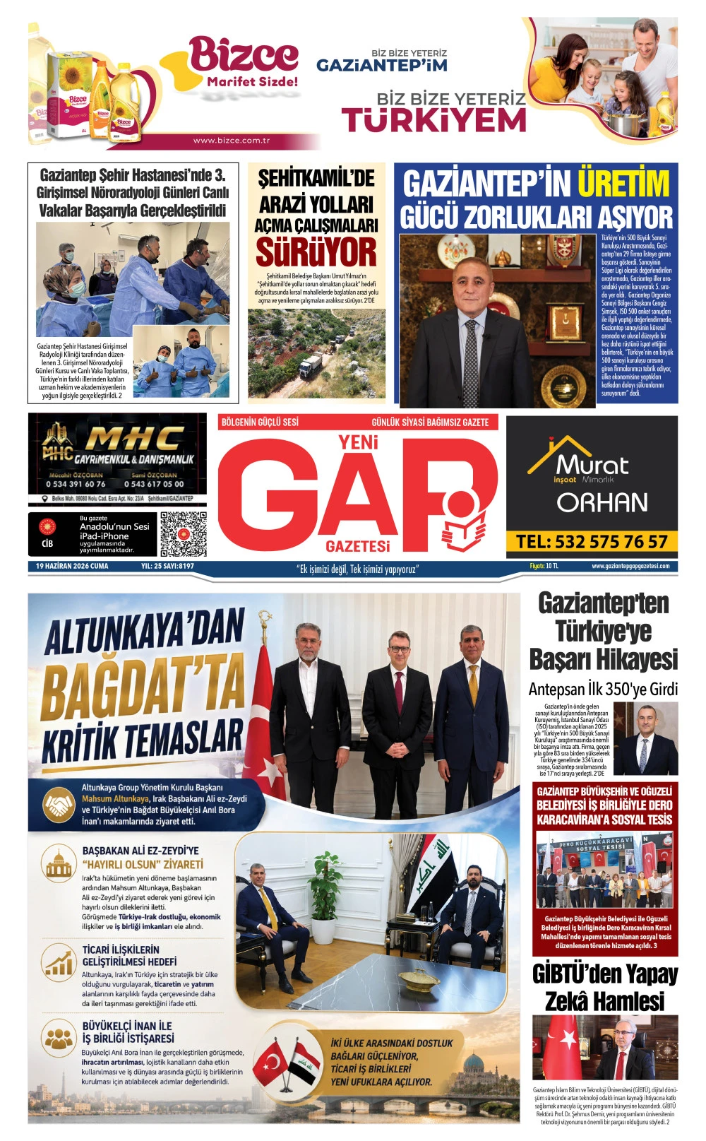 19 HAZİRAN 2026