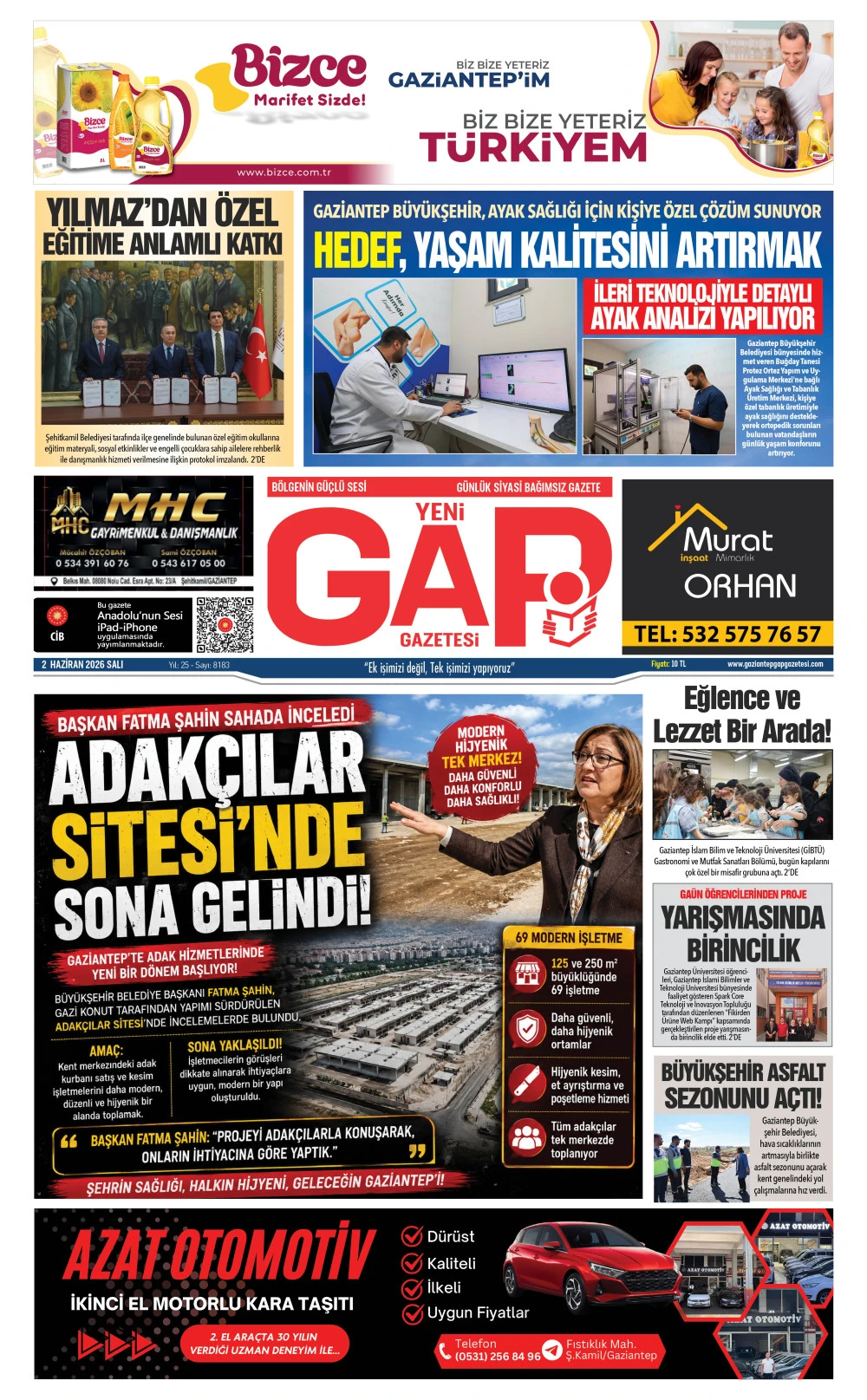 2 HAZİRAN 2026