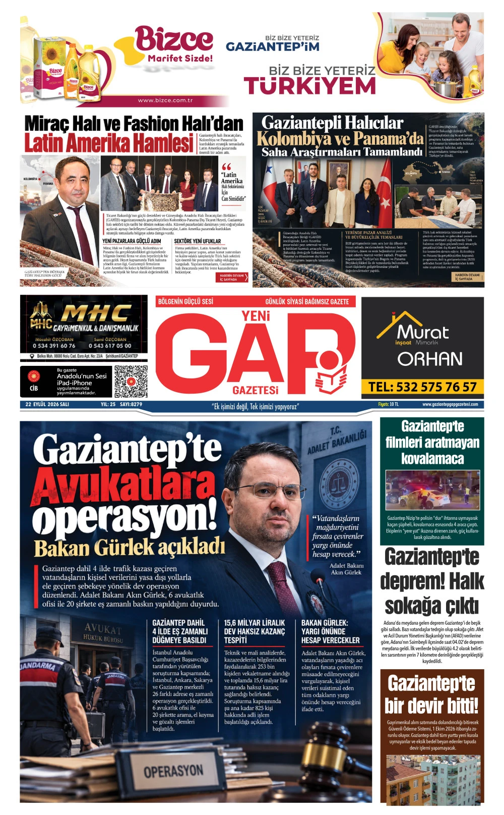 22 EYL&Uuml;L 2026
