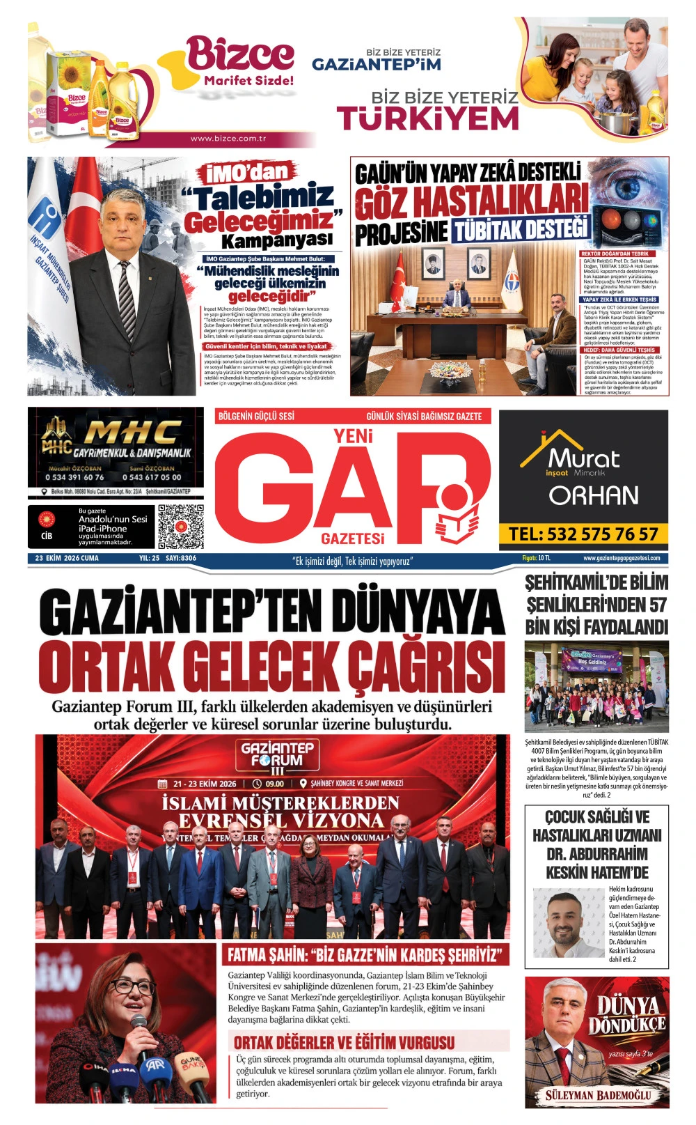 23 EKİM 2026