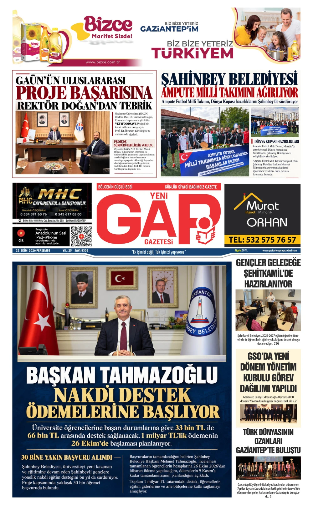 23 EKİM 2026