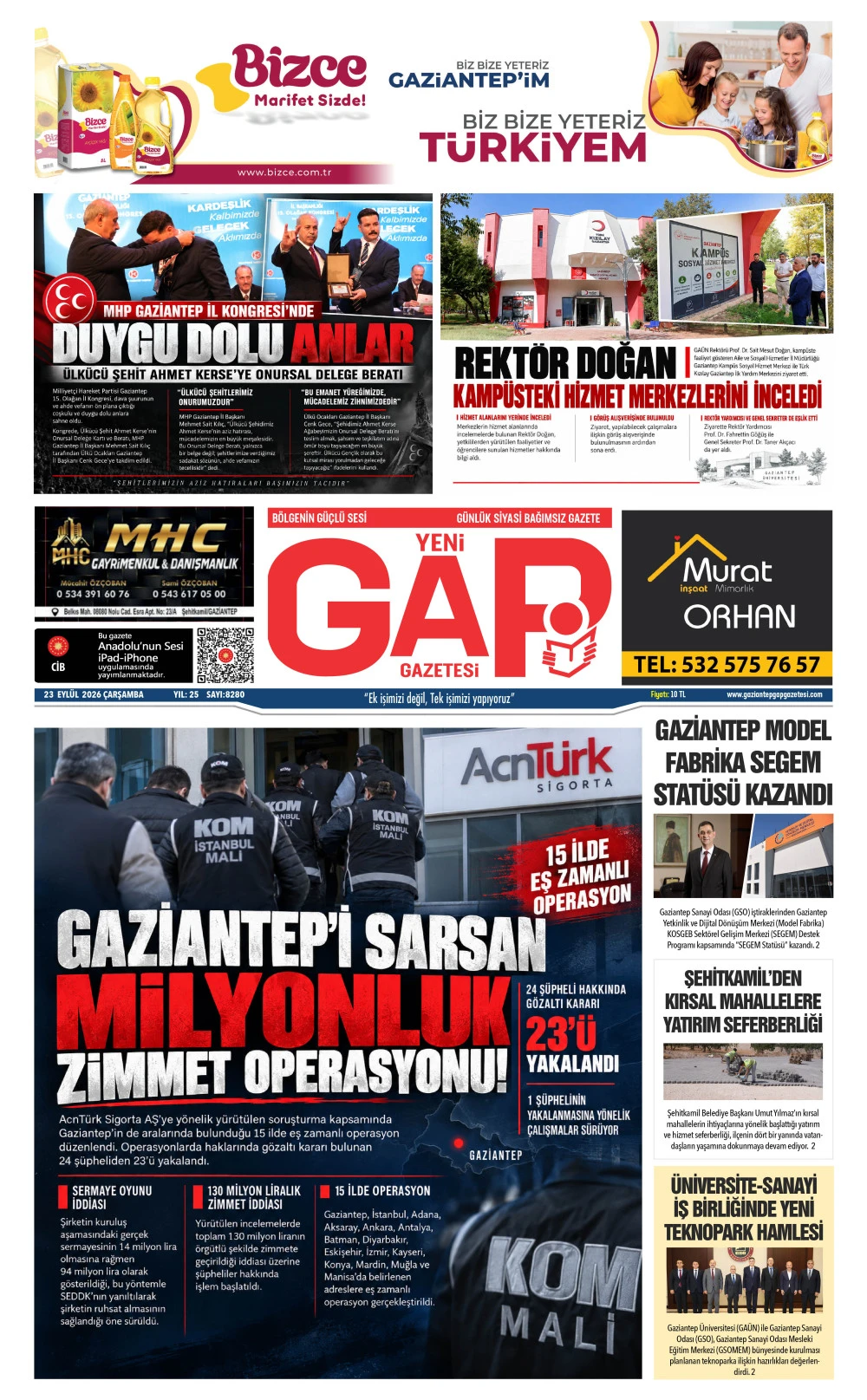 23 EYL&Uuml;L 2026