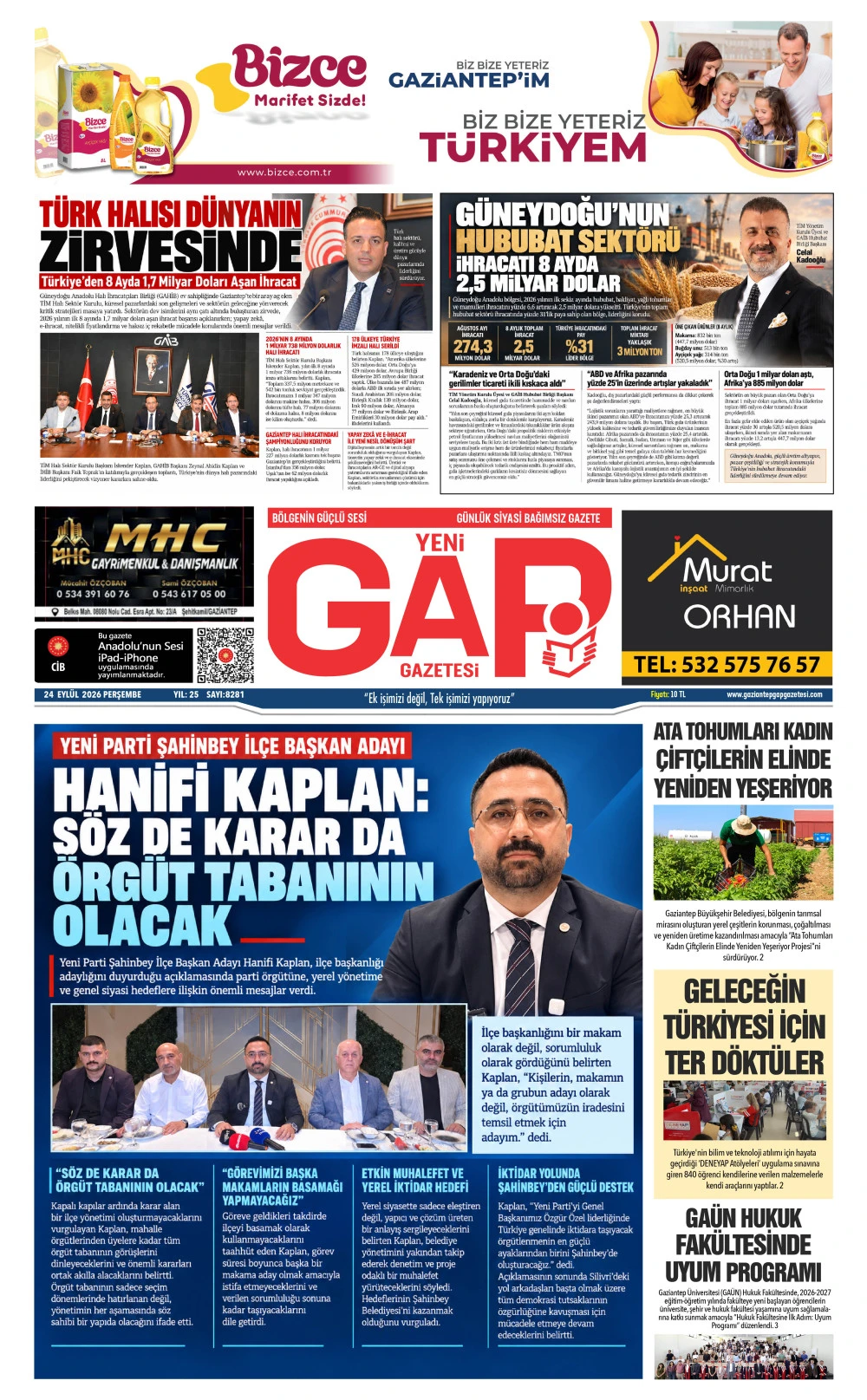 24 EYL&Uuml;L 2026