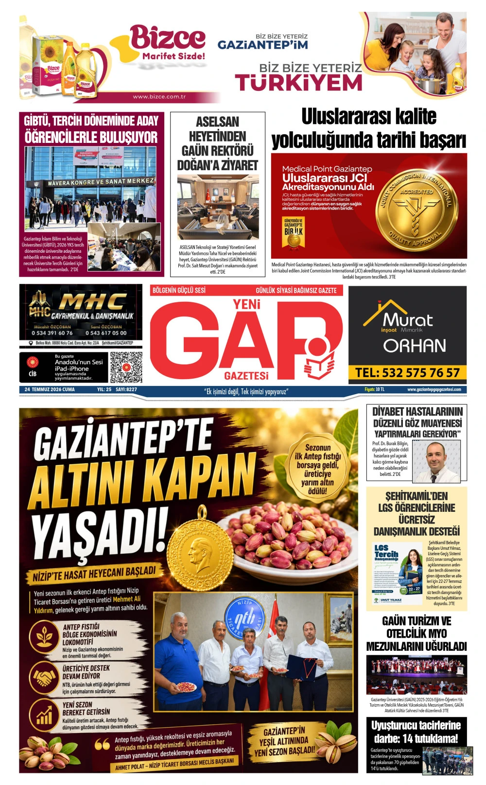 24 TEMMUZ 2026