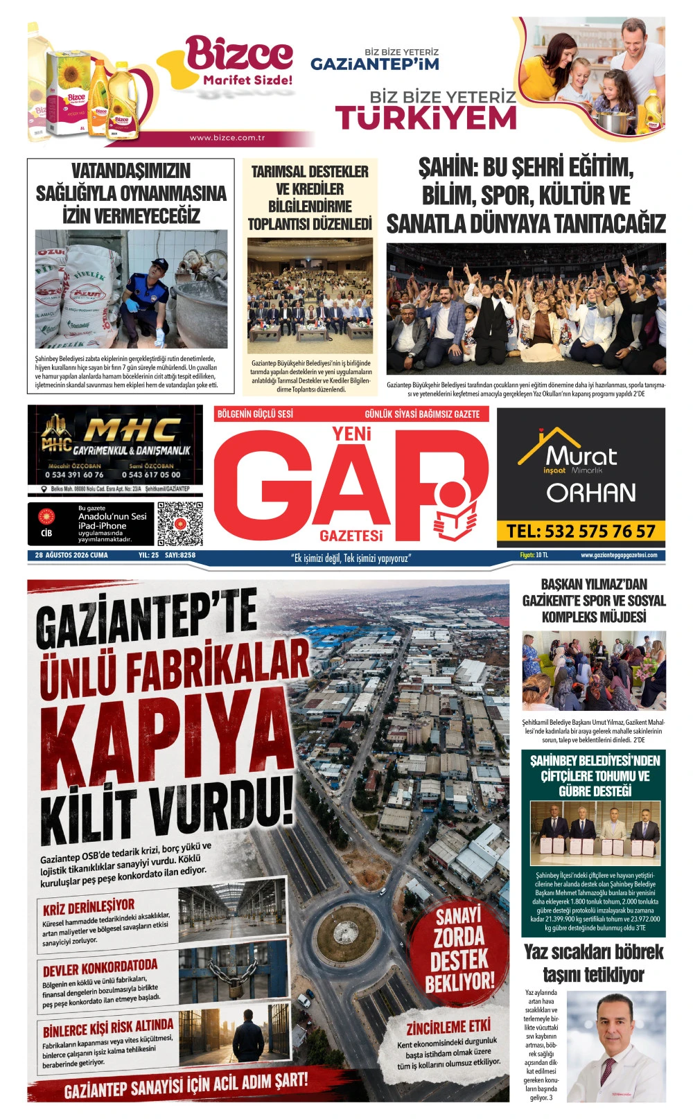 28 AĞUSTOS 2026
