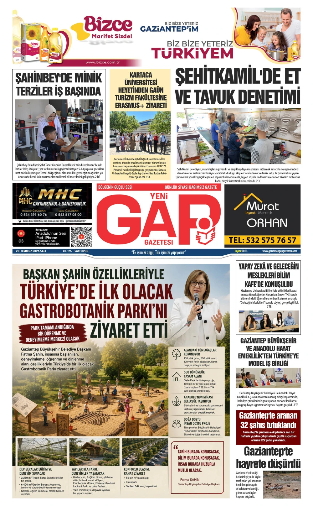 28 TEMMUZ 2026
