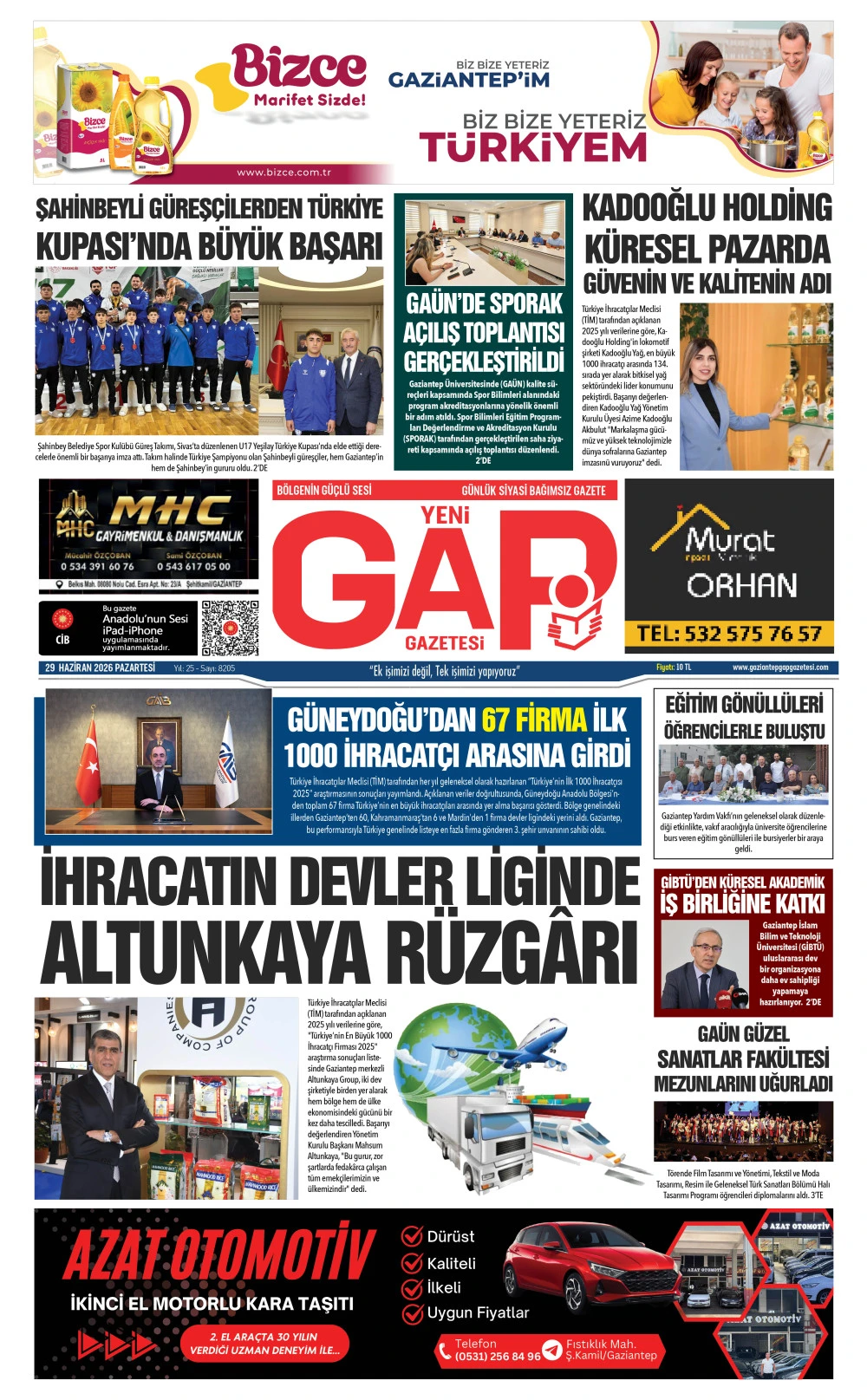 29HAZİRAN 2026