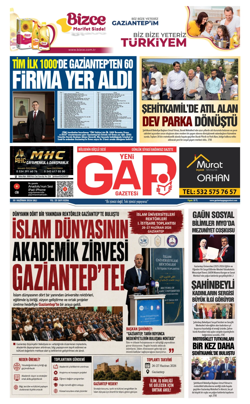 30 HAZİRAN 2026
