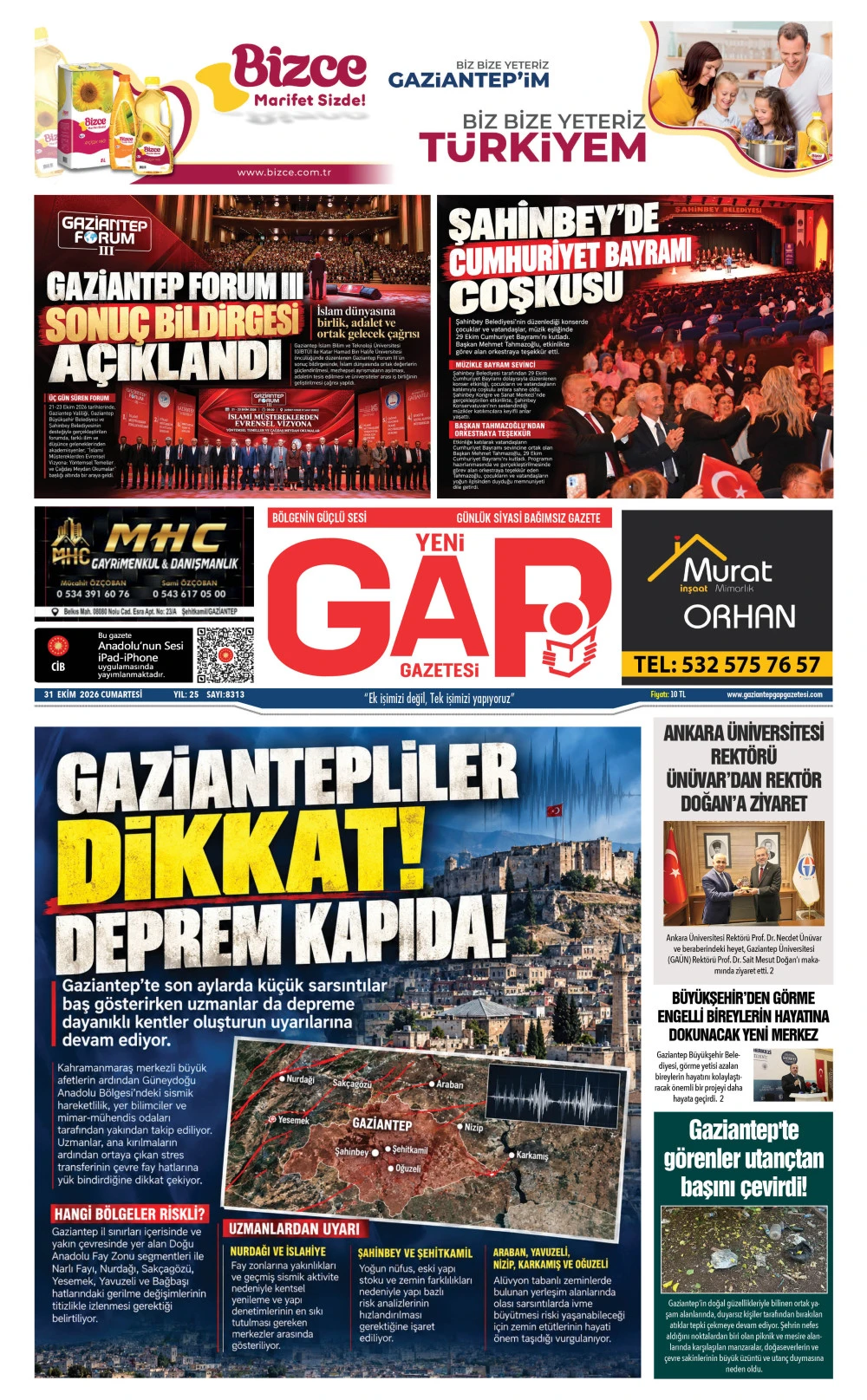 31 EKİM 2026