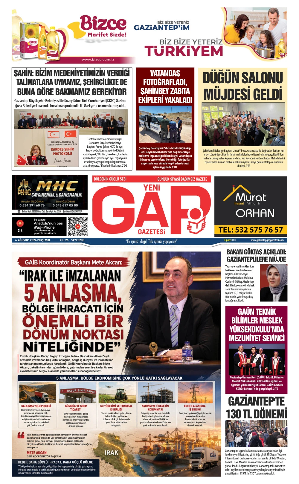 6 AĞUSTOS 2026