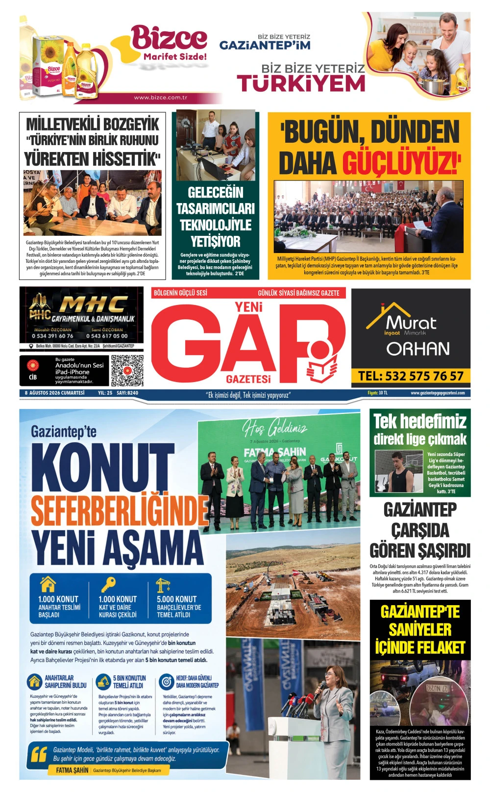 8 AĞUSTOS 2026