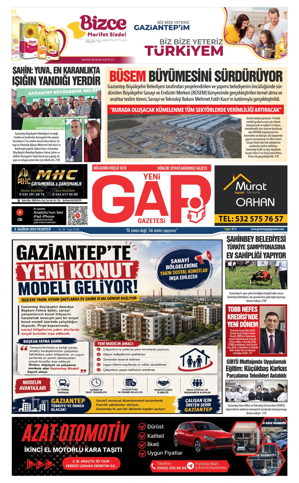 8 HAZİRAN 2026