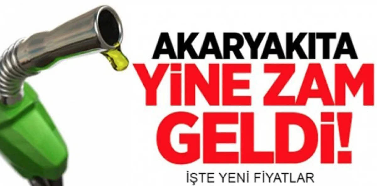 Akaryakıtta tabela yine değişti!