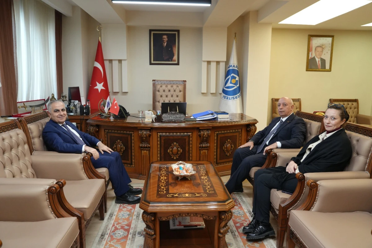 GA&Uuml;N REKT&Ouml;R&Uuml; DOĞAN, İSTİKLAL &Uuml;NİVERSİTESİ REKT&Ouml;R&Uuml; BAKAN&rsquo;I ZİYARET ETTİ