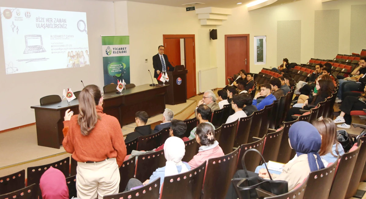 GAÜN’DE “TİCARET ELÇİLERİ” BİLGİLENDİRME TOPLANTISI DÜZENLENDİ