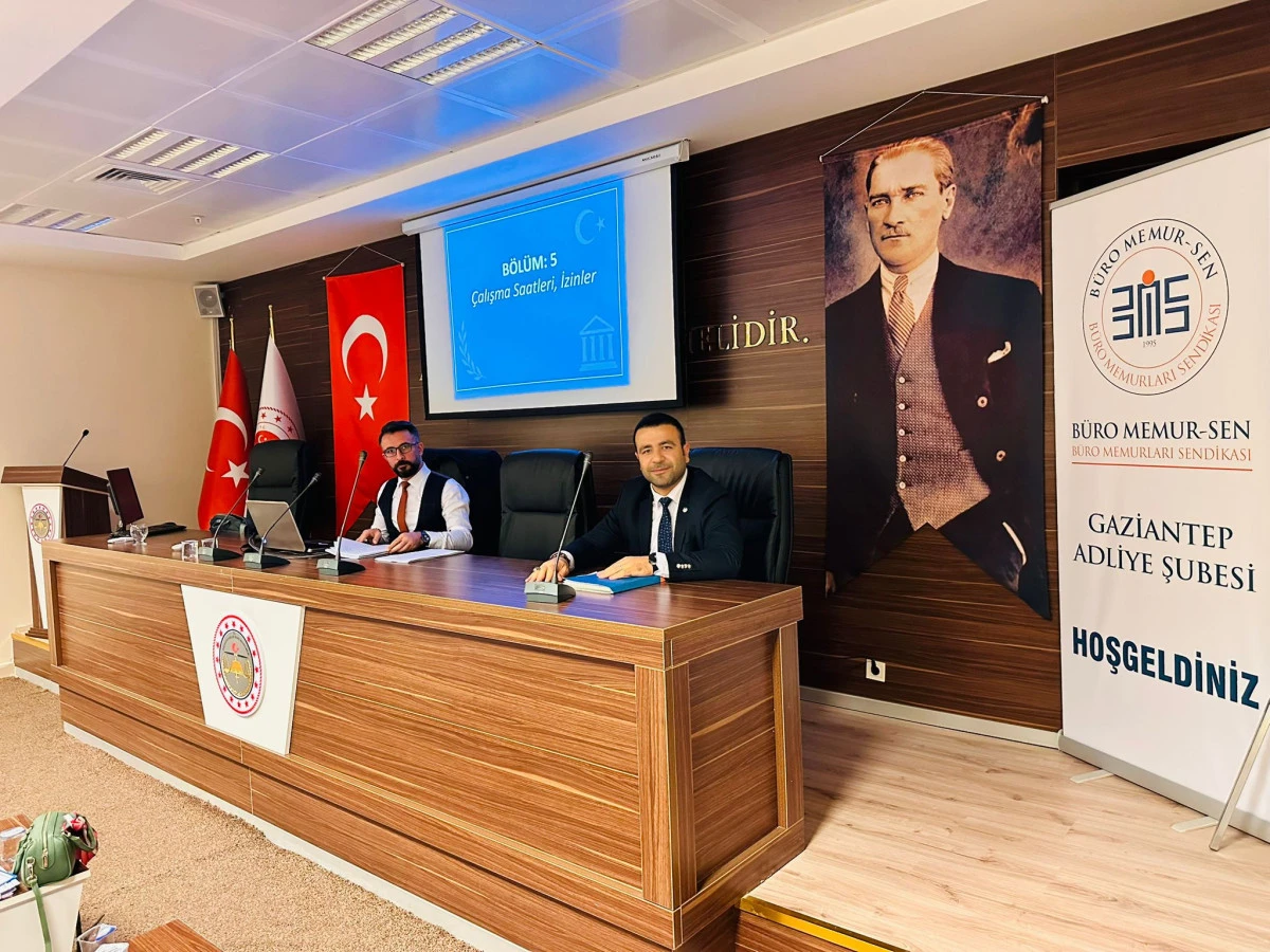 GAZİANTEP BÜRO MEMUR-SEN ADLİYE ŞUBESİNDEN TÜRKİYE’DE BİR İLK…