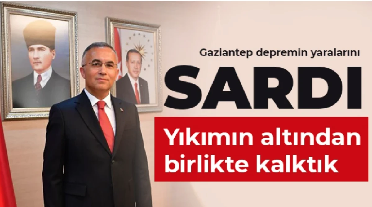 Gaziantep depremin yaralarını sardı 