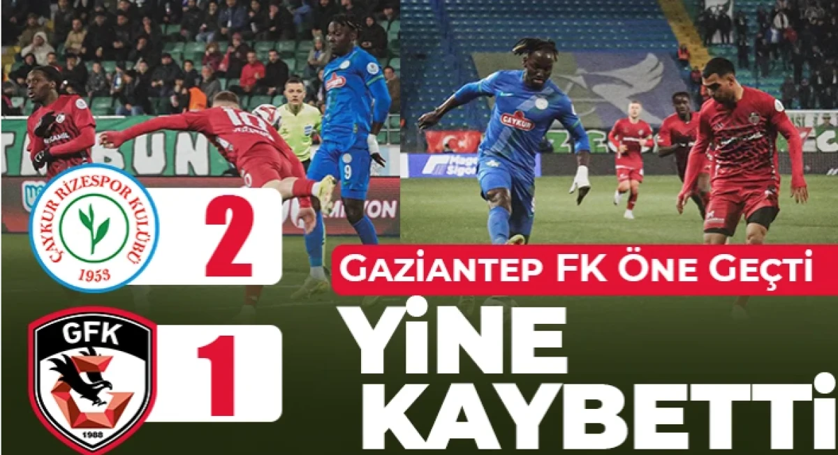 Gaziantep FK&rsquo;dan Bir Kayıp Daha: &Uuml;st &Uuml;ste Yenilgiler