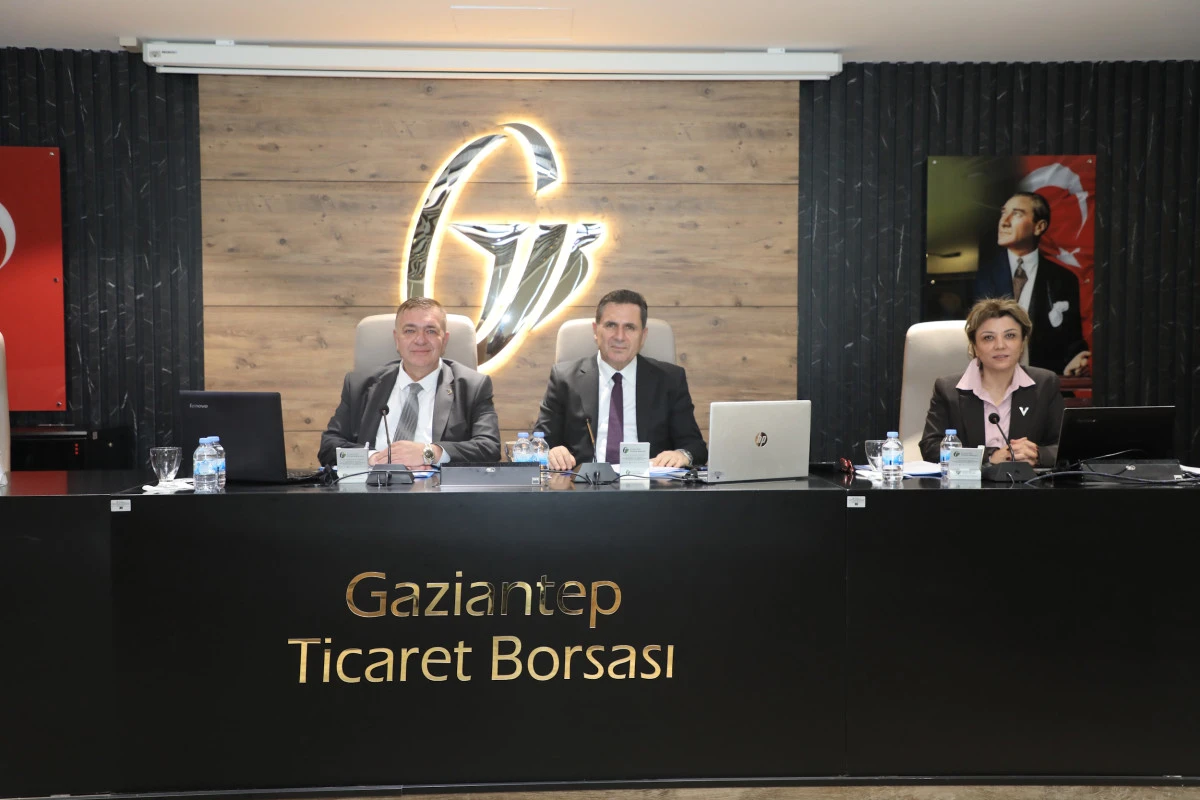 GAZİANTEP TİCARET BORSASI ŞUBAT AYI OLAĞAN MECLİS TOPLANTISI GER&Ccedil;EKLEŞTİRİLDİ