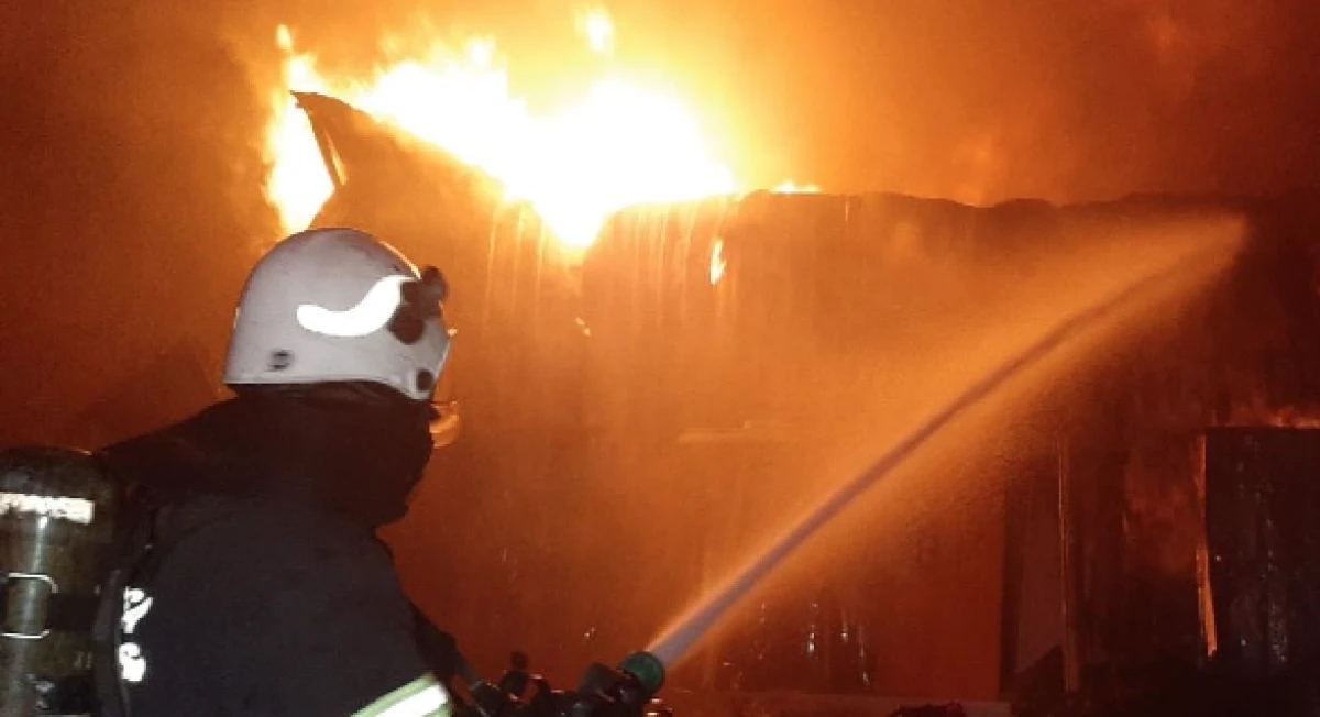 Gaziantep'in o il&ccedil;esinde b&uuml;y&uuml;k yangın