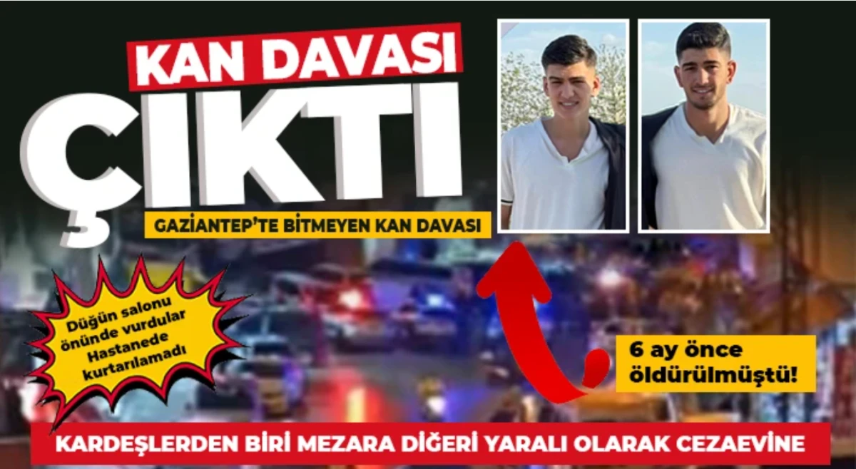 Gaziantep&rsquo;te bitmeyen kan davası: Kardeşlerden biri mezara diğeri cezaevine