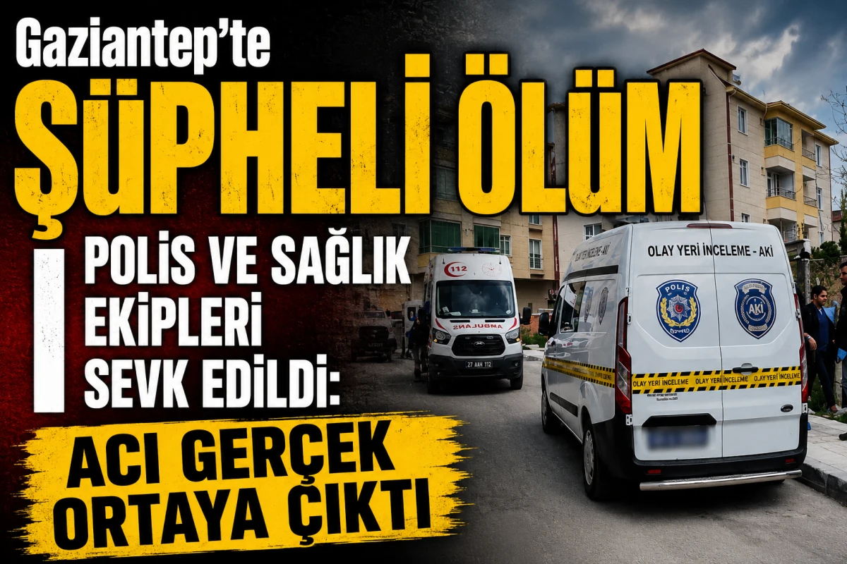 Gaziantep&rsquo;te Korkutan İhbar: Olay Yerinde Hayatını Kaybettiği Belirlendi