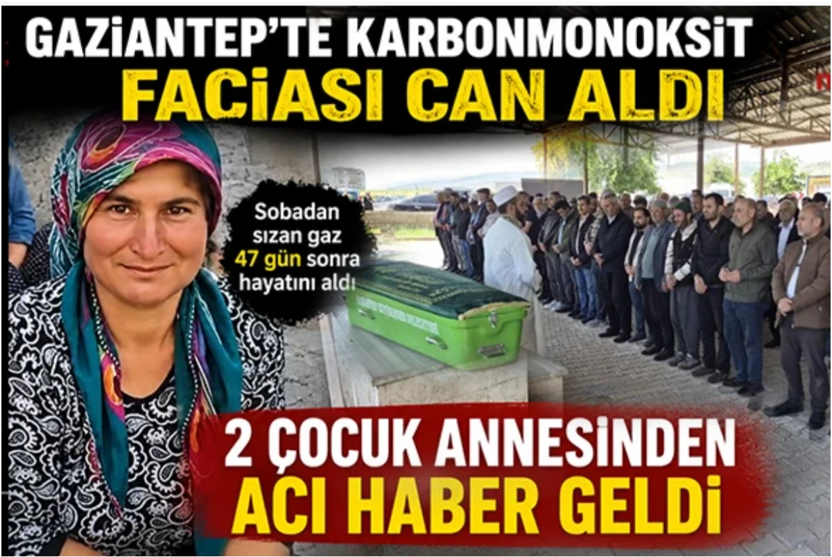 Gaziantep'te Sobadan Sızan Gaz 2 &Ccedil;ocuk Annesini Hayattan Kopardı