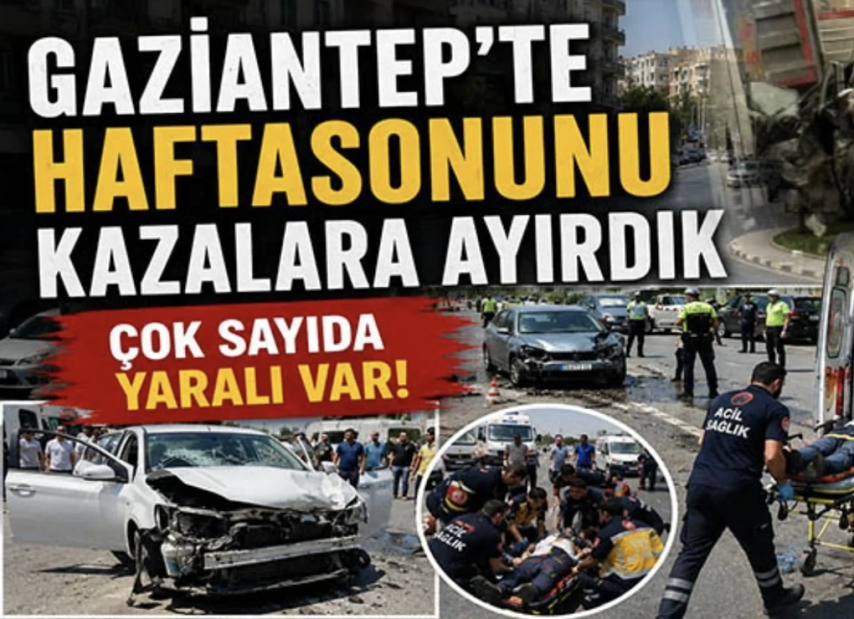 Haftasonunu kazalara ayırdık! &Ccedil;ok sayıda yaralı!