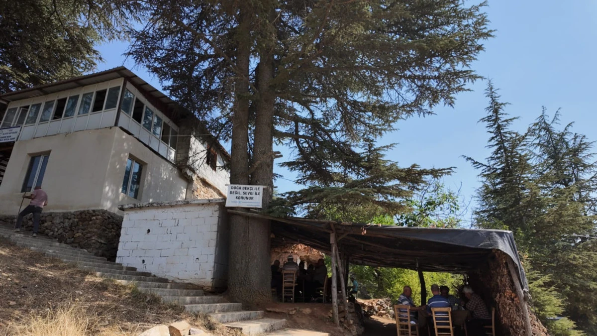 İslahiye’de 1700 rakımda oldum ateşinde çay