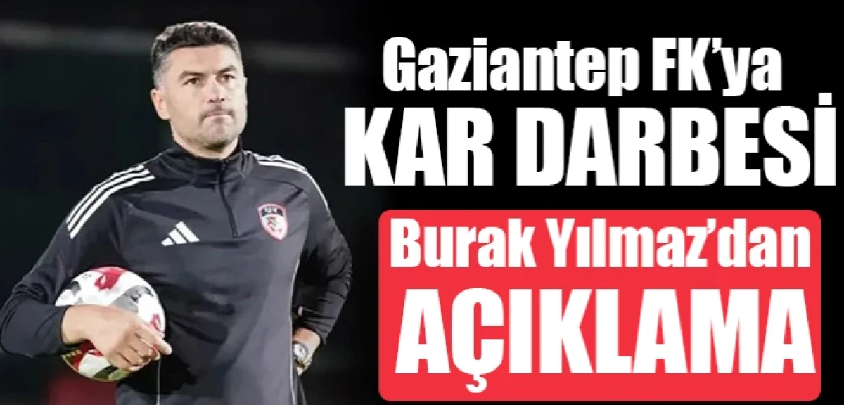 K&ouml;t&uuml; Hava Engeli! Gaziantep FK&rsquo;da Planlar Bozuldu