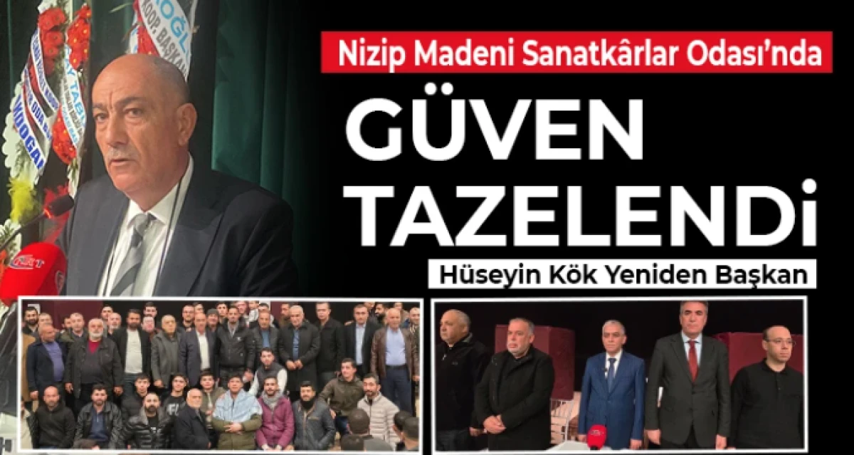 Nizip Madeni Sanatk&acirc;rlar Odası&rsquo;nda G&uuml;ven Tazelendi