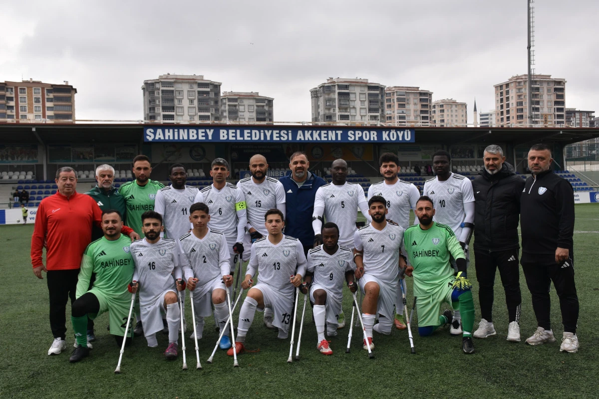 ŞAHİNBEY AMPUTE DEPLASMANDAN ZAFERLE D&Ouml;ND&Uuml; 1-2