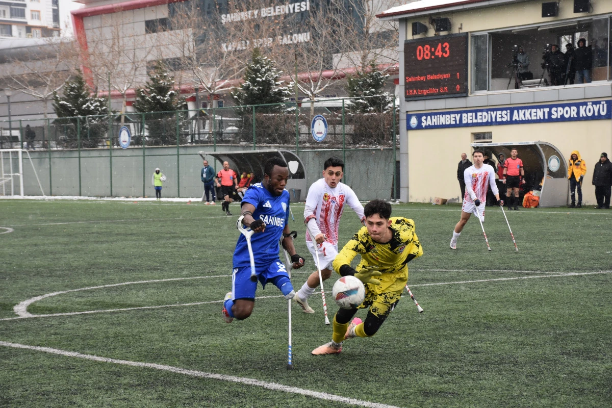 ŞAHİNBEY AMPUTE&rsquo;DEN FARKLI GALİBİYET 7-0