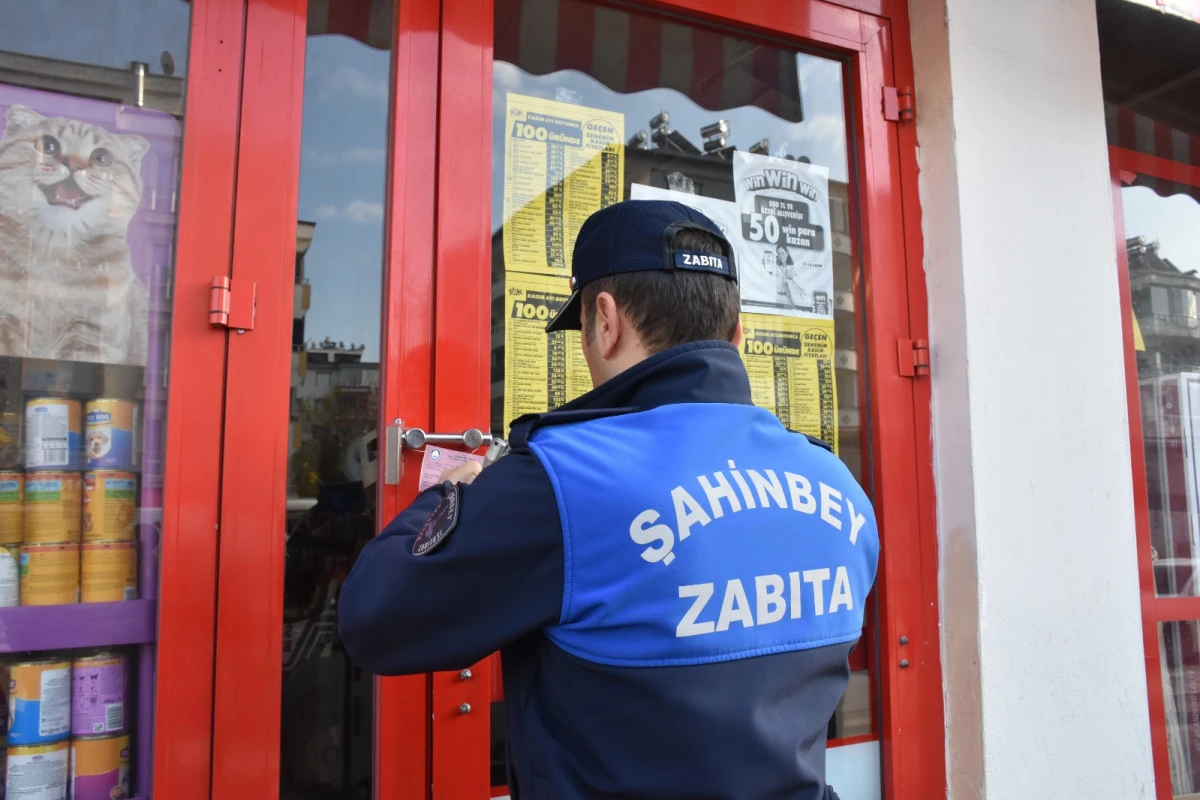 ŞAHİNBEY BELEDİYESİ’NDEN SIKI DENETİM