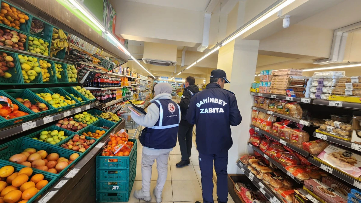 ŞAHİNBEY BELEDİYESİ'NDEN YILBAŞI DENETİMİ