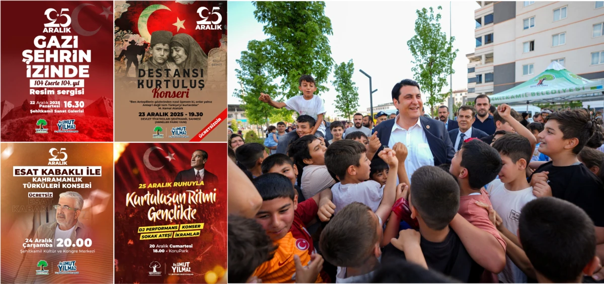 ŞEHİTKAMİL&rsquo;DE 25 ARALIK COŞKUSU