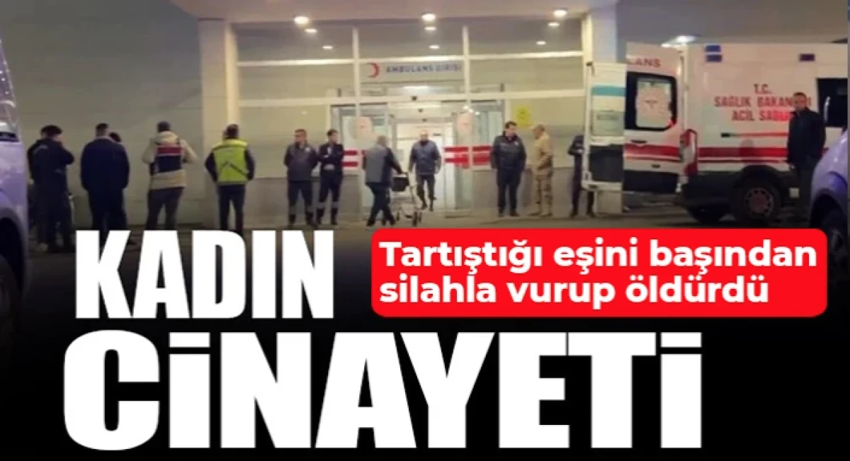 Tartıştığı eşini başından silahla vurup &ouml;ld&uuml;rd&uuml;