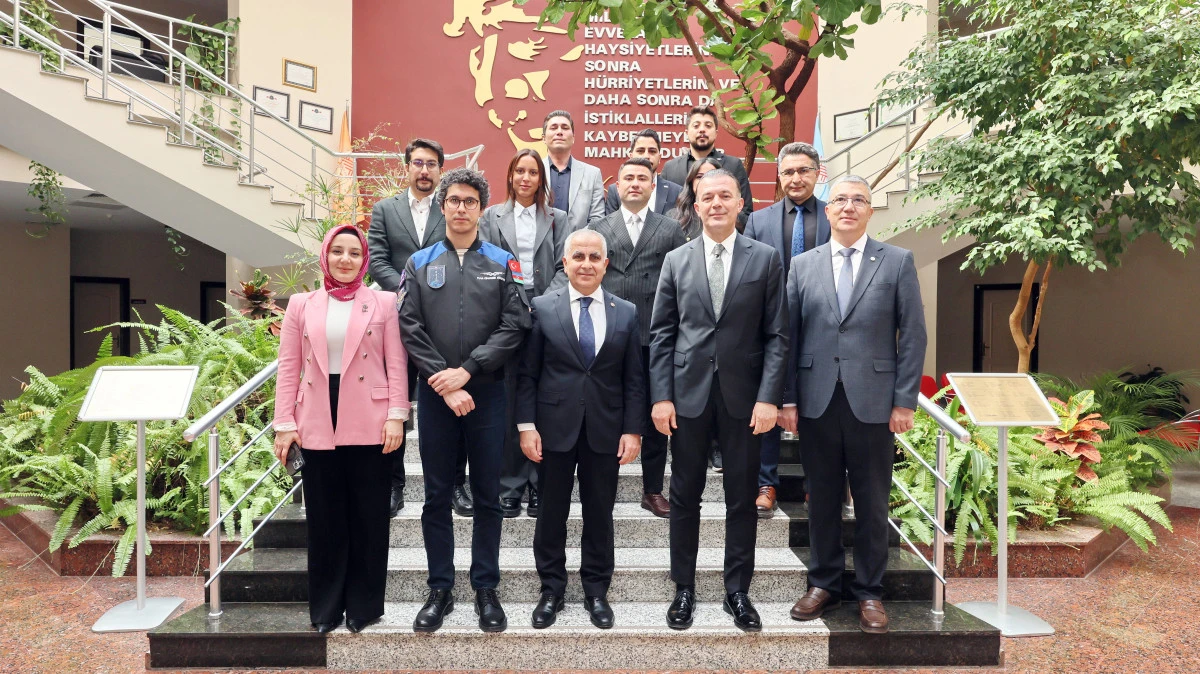 T&Uuml;RKİYE UZAY AJANSI BAŞKANI GA&Uuml;N REKT&Ouml;R&Uuml; DOĞAN&rsquo;I ZİYARET ETTİ